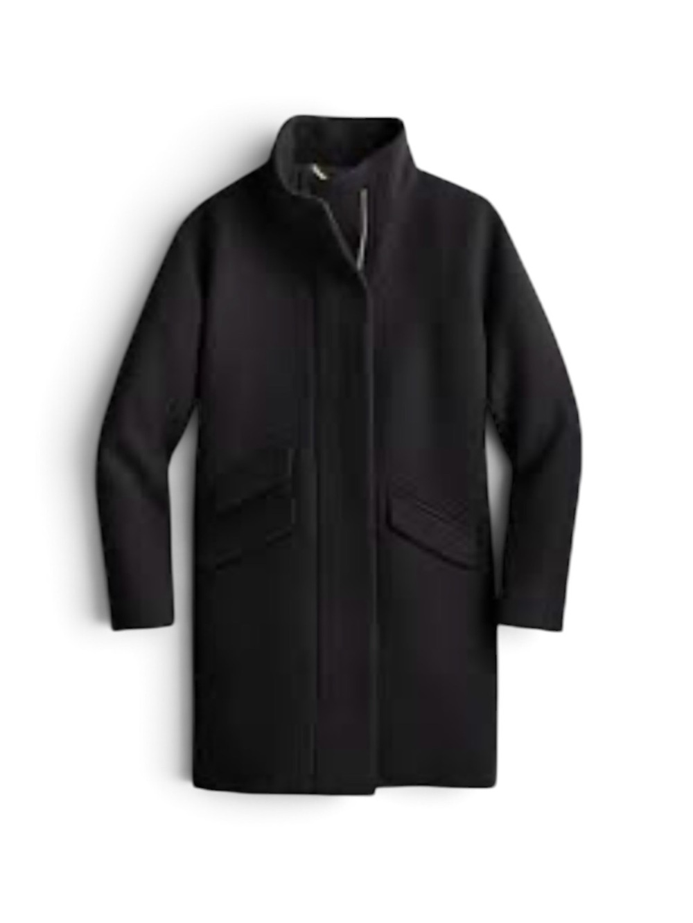 J.Crew Cocoon Italian Wool‎ Black Women's Coat size 2
